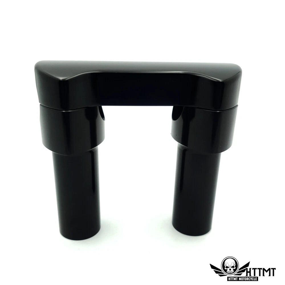 4" Tall Handlebar Riser/Top Clamp Kit for Harley (Fits )