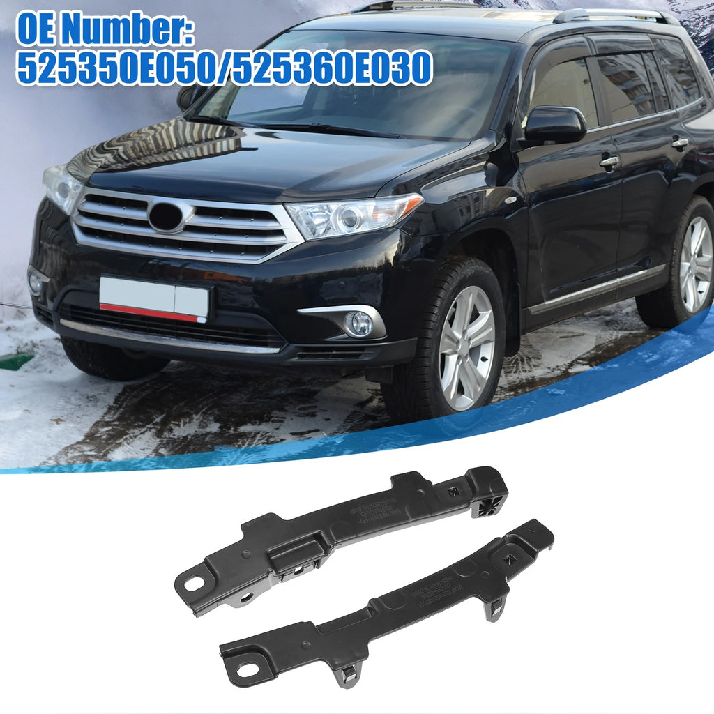 Pair Front Bumper Bracket Mounting Support for Toyota Highlander (2014–2019)
