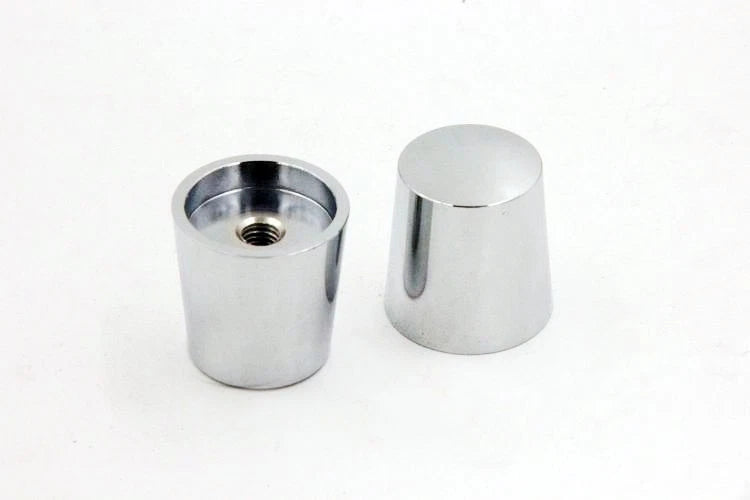 Billet Chrome Handle Bar Ends for Kawasaki Ninja 250 500 650R (2008–2012)