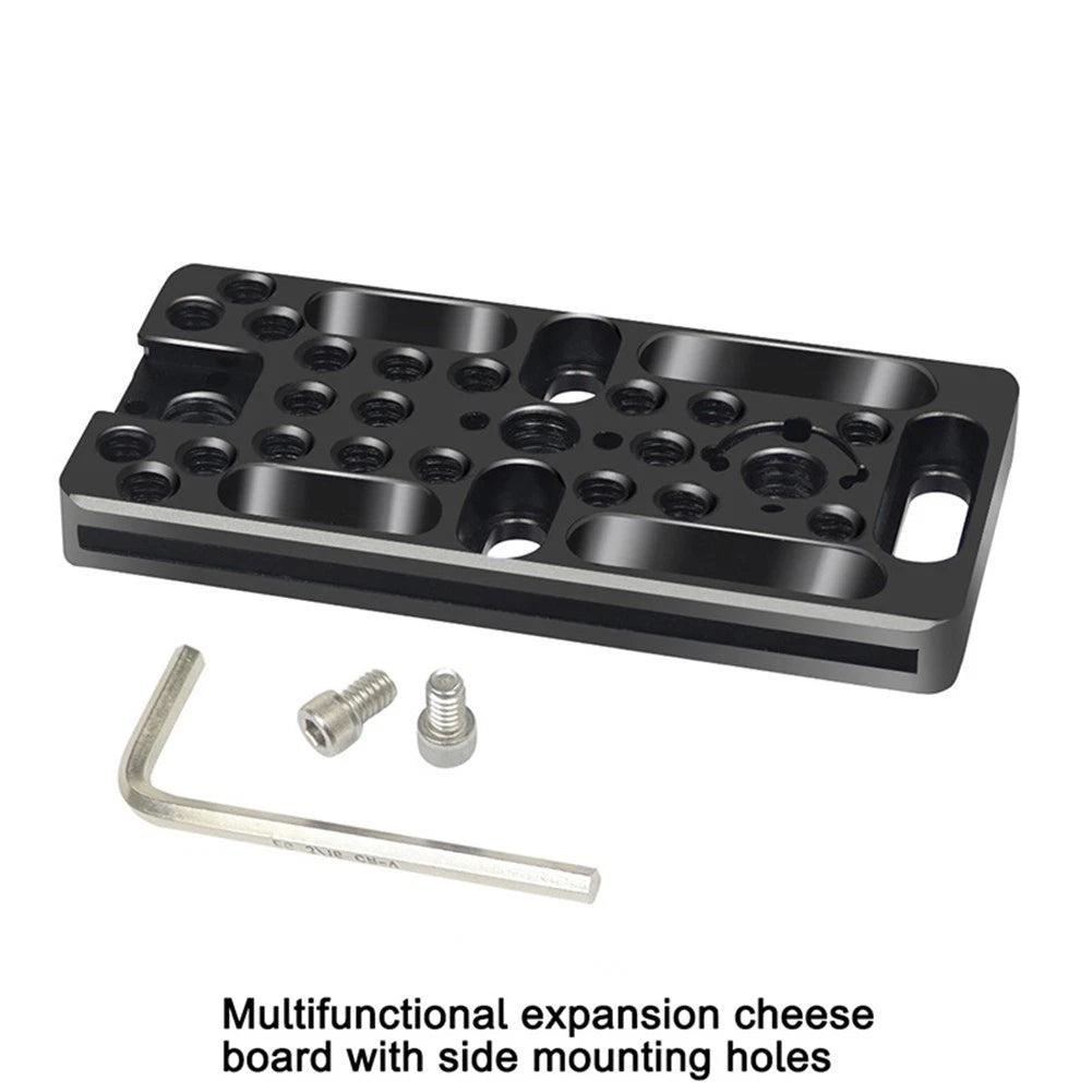Multi-Purpose Switching Plate for ARRI Cold Shoe (1/4, 3/8)