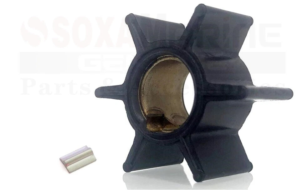 Pump Impeller W/ Key for Mercury Mariner 3.5 3.9 5 6 HP Outboard (18-3012, 47-22748)