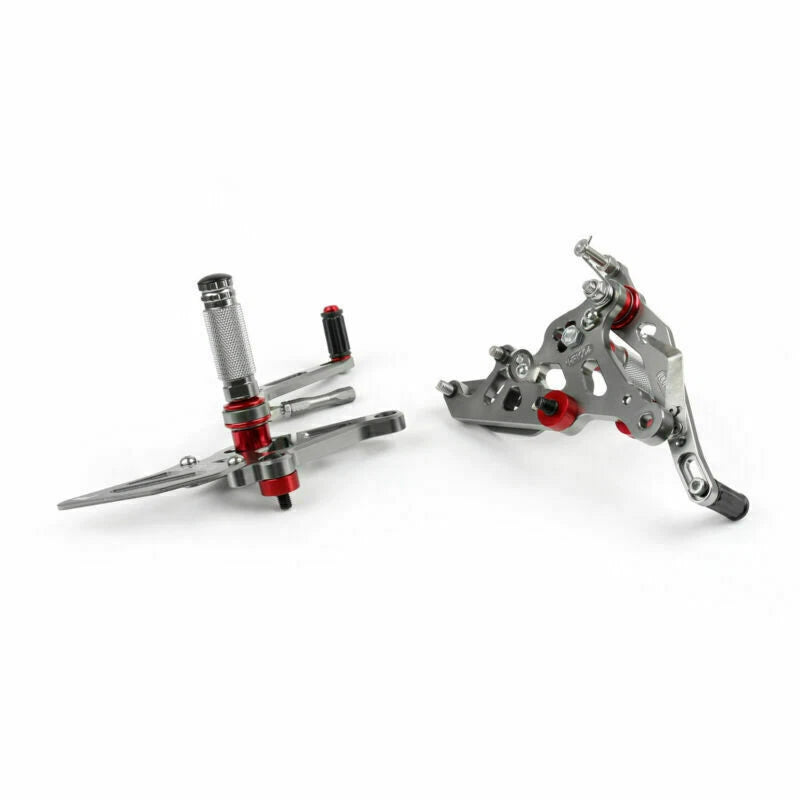 Aluminum Rearsets Footpegs Pedals for Yamaha MT-07 / FZ07 (2014–2018) Ti T9