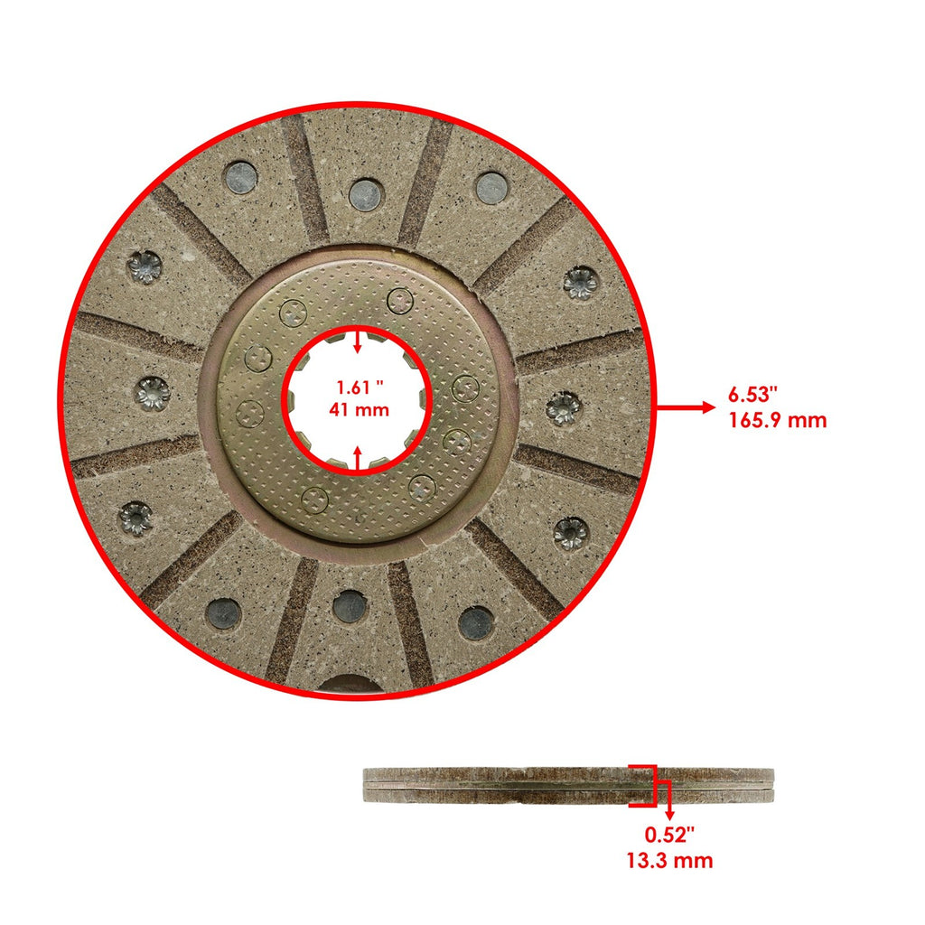 Caltric Brake Disc Replacement for Case International 434 444 (1974–1974)