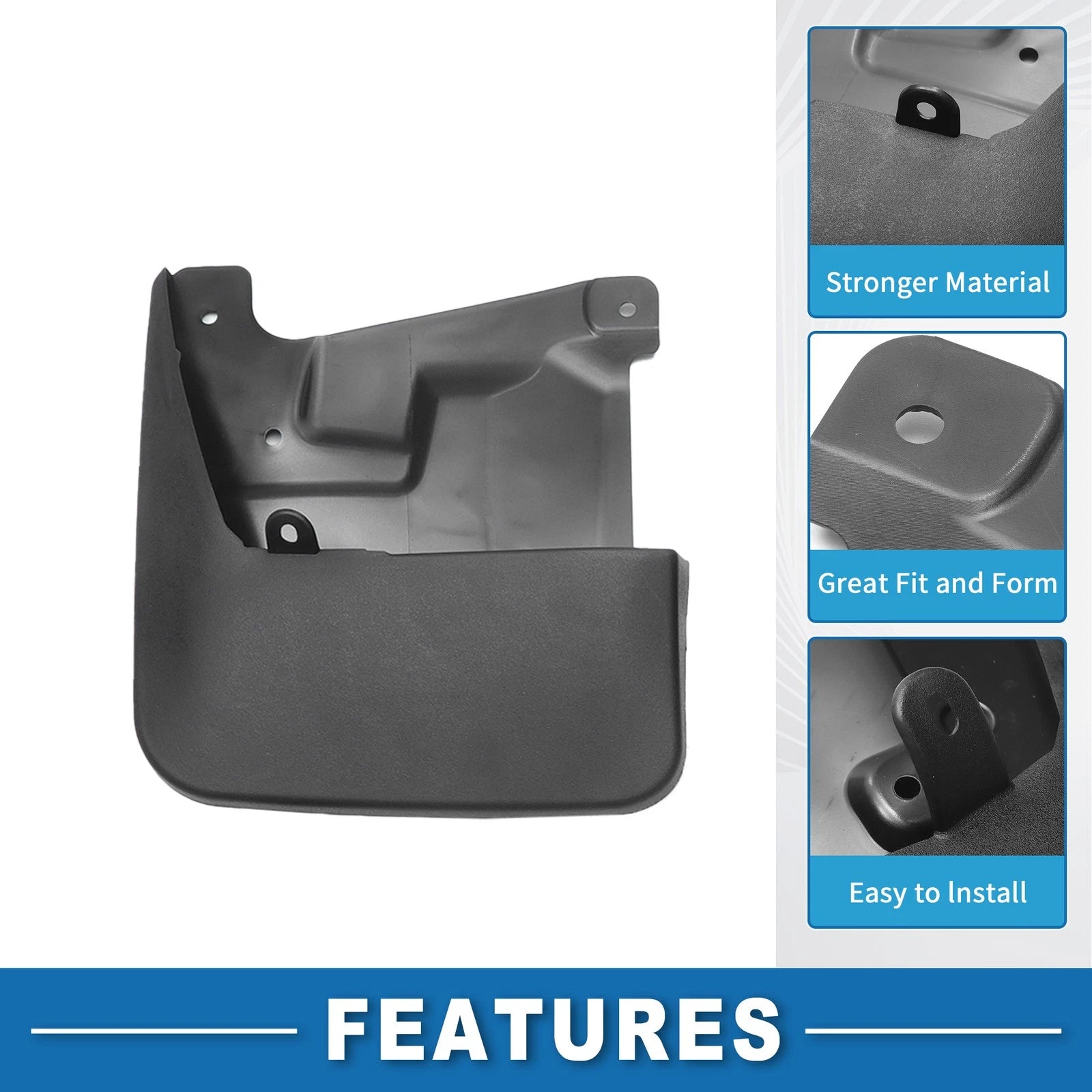 Mud Flaps Splash Guards Replacement Set for Toyota Tundra (2022–2024)