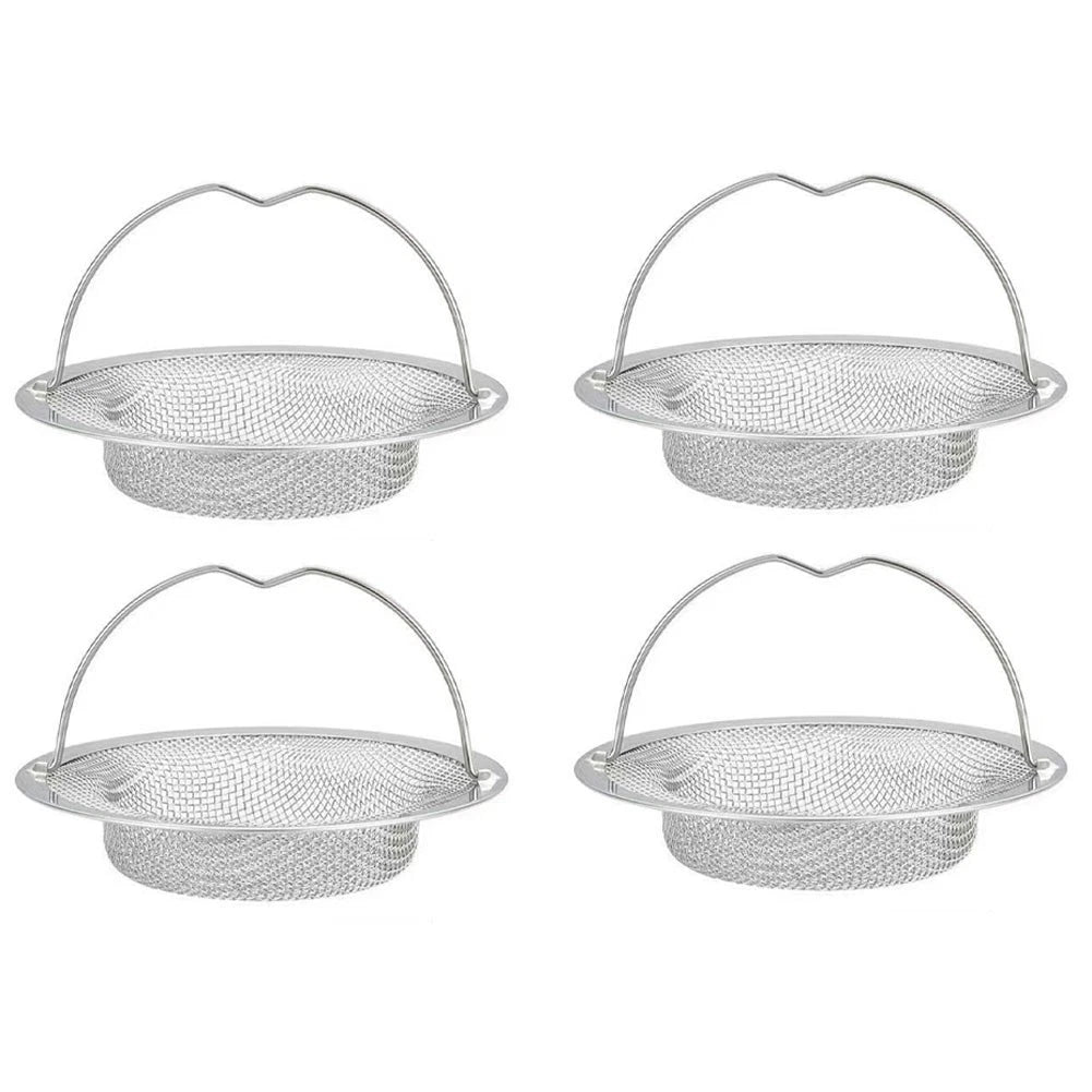 Pack of 4 Stainless Steel Sink Strainers for Standard Sinks