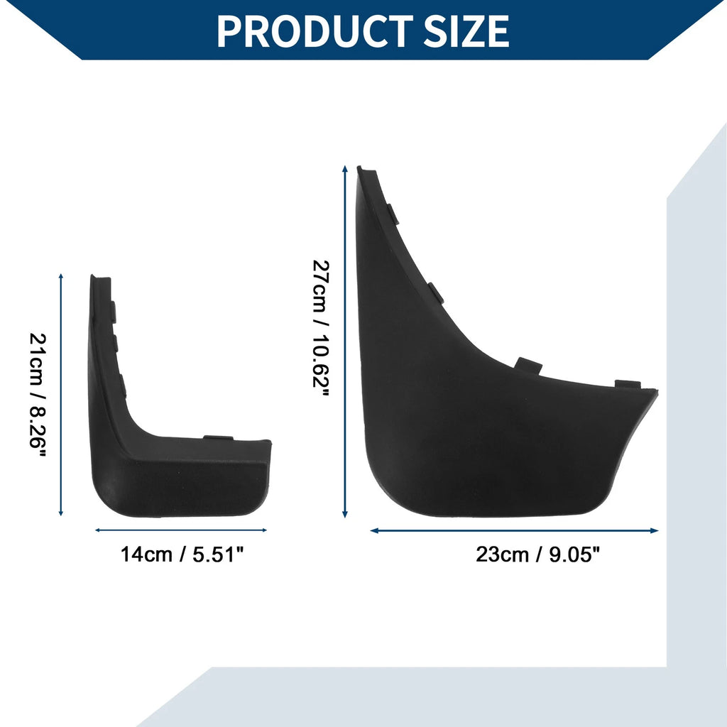 Mud Flaps Splash Guards 1 Set for Mercedes-Benz Smart 2013–2015