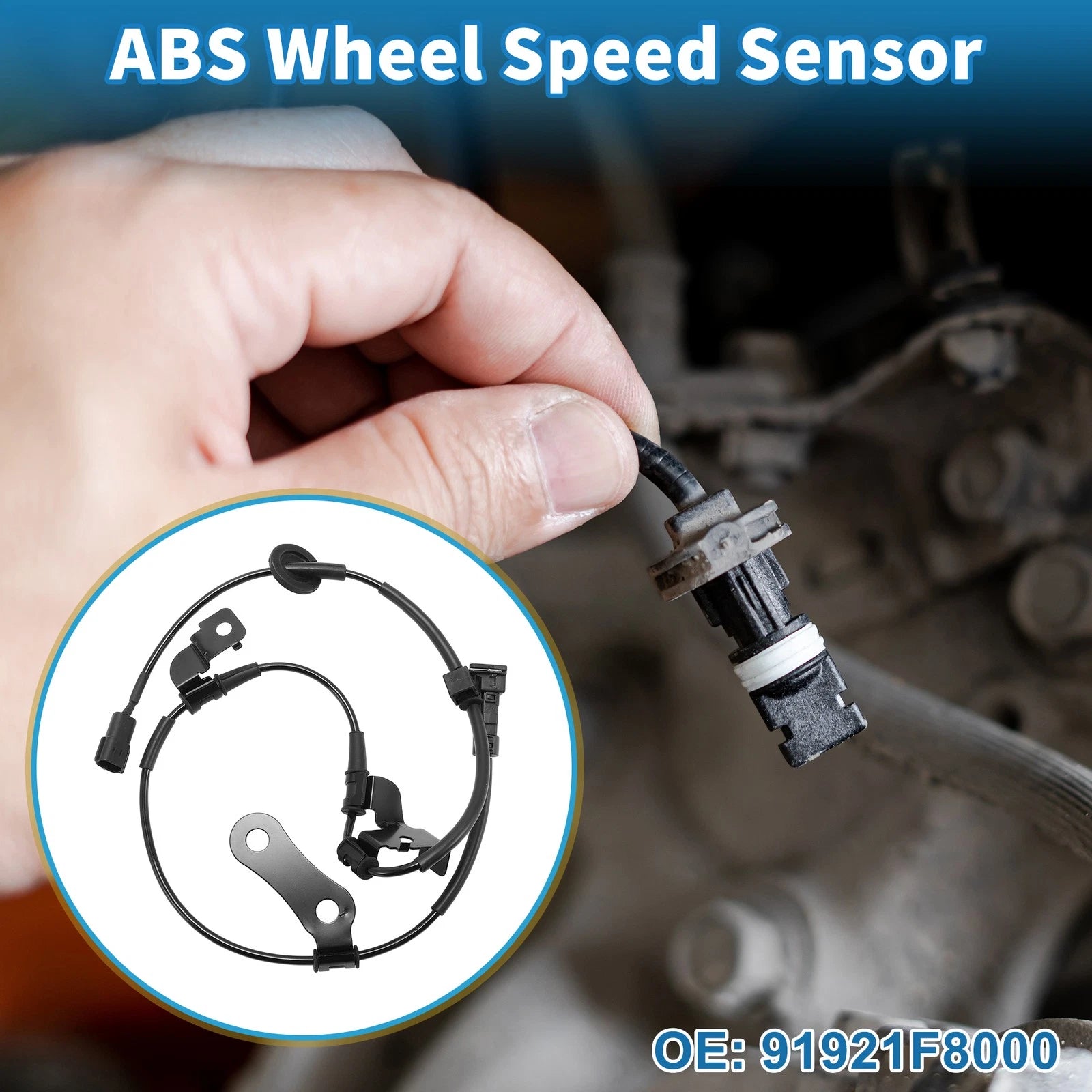 ABS Wheel Speed Sensor Replacement for Hyundai Tucson (2016–2020)