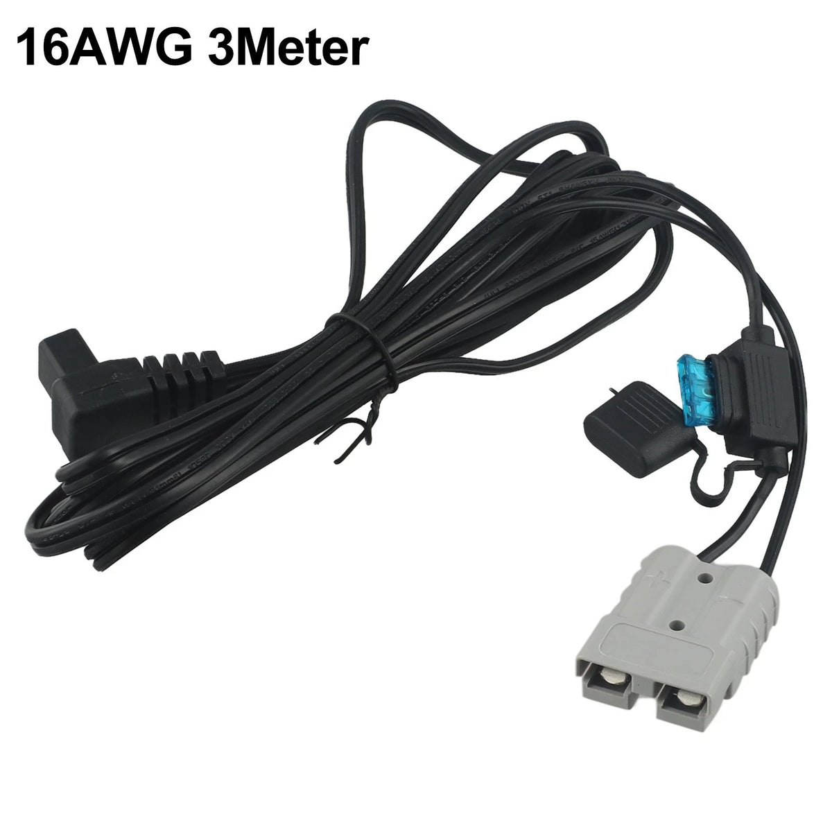12V RV Refrigerator Power Cord for Camping (16AWG, 15A)
