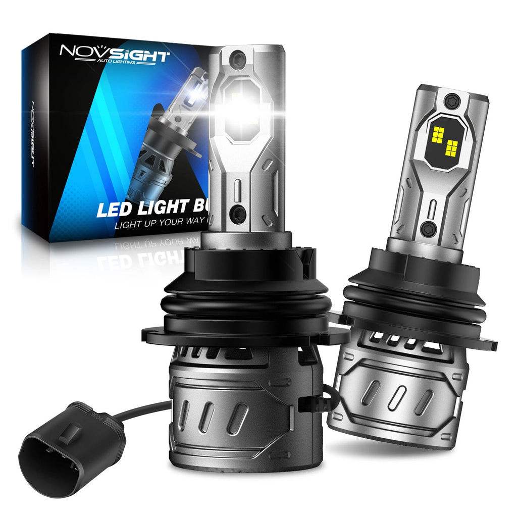 2pc Novsight 9004 HB1 LED Headlight Bulbs for