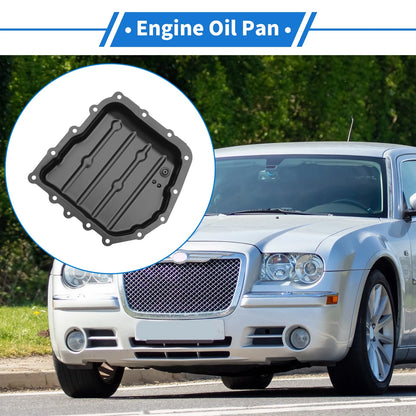 1 Pc Engine Oil Pan for Chrysler 200 (2011–2014) No.4431997 Iron Black