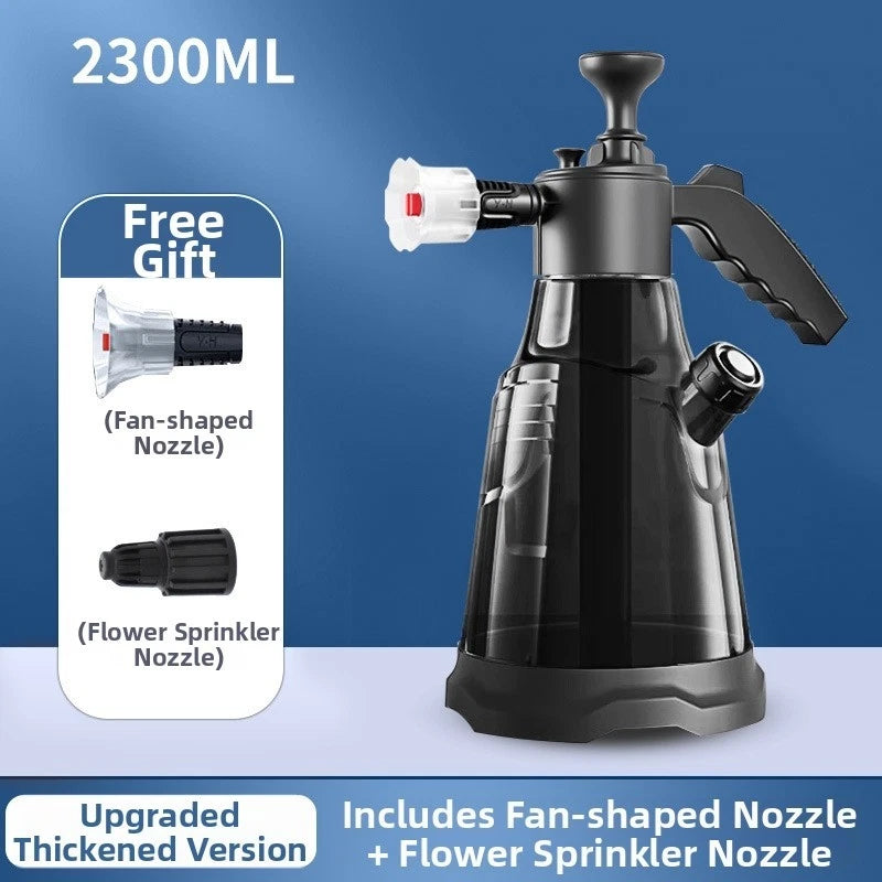 2X Foam Spray Bottle with Ergonomic Grip for Car Washing Tasks