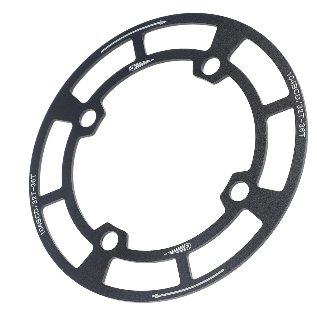 Aluminum Crankset Protector for Mountain Bike 104BCD Chainring Guard Cover