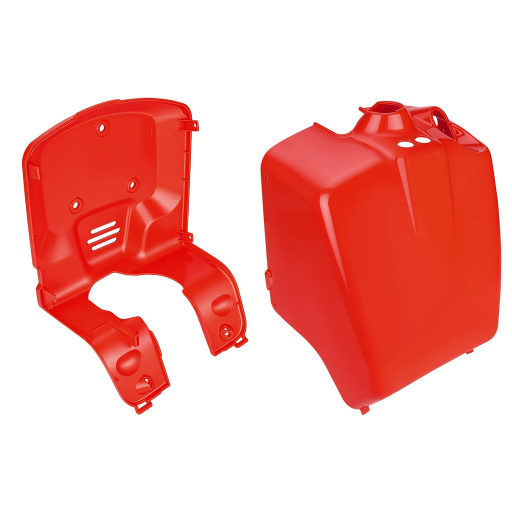Set of 2 Inner Front and Front Cover for Honda Ruckus 50 (2003–2024) Red Plastic