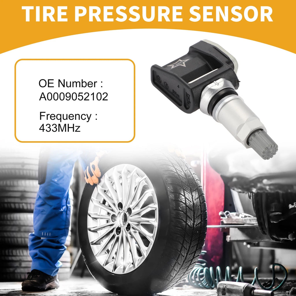 Tire Pressure Sensor Replacement for Mercedes-Benz CLS450 (2019–2023) 433MHz