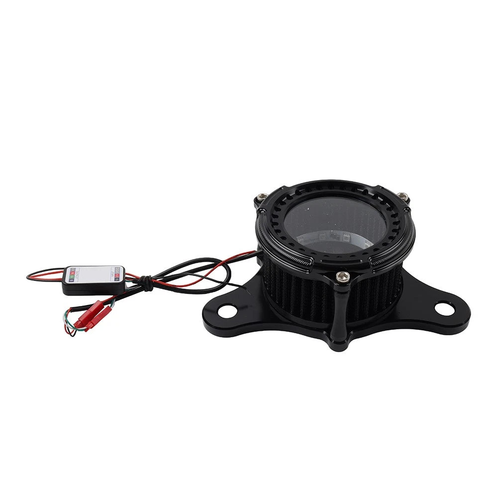 Air Cleaner Intake Filter Light For Harley Dyna Touring Softail Fat Boy FXR