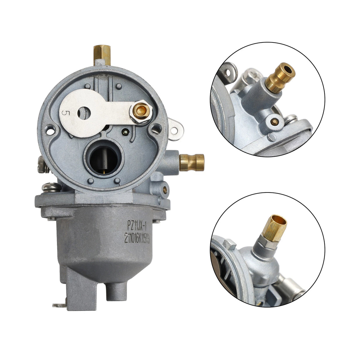 Carburetor for Yamaha 2-Stroke 2HP Outboard Motor (PZ11, JX-1)