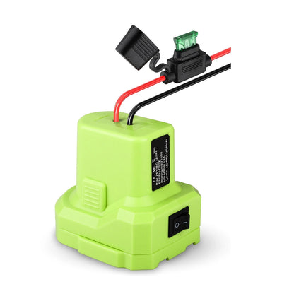 Battery Adapter for Ryobi 18V (Durable, 14 Gauge, Fuse & Terminal)
