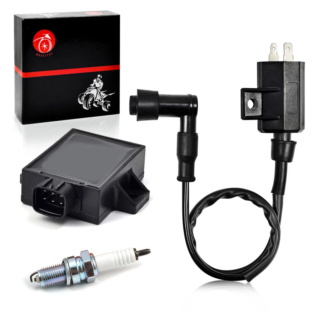 Ignition Coil Spark Plug CDI Kit for Kawasaki KLF220 (1996–2002)