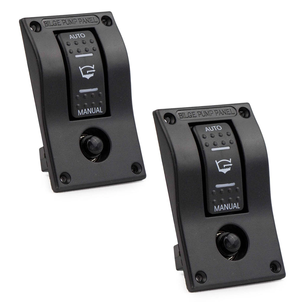 2X Bilge Pump Switch 3-Way Rocker for Five Oceans (12V)