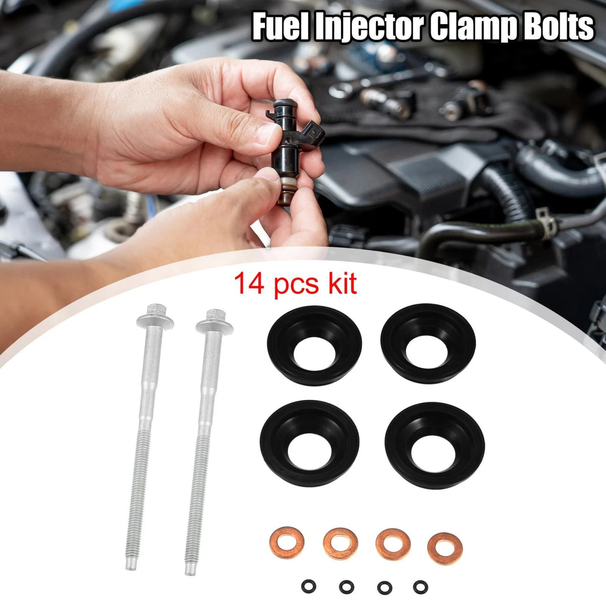 Diesel Injector Seal Clamp Bolts Kit for Ford Transit MK7 (2006–2011)