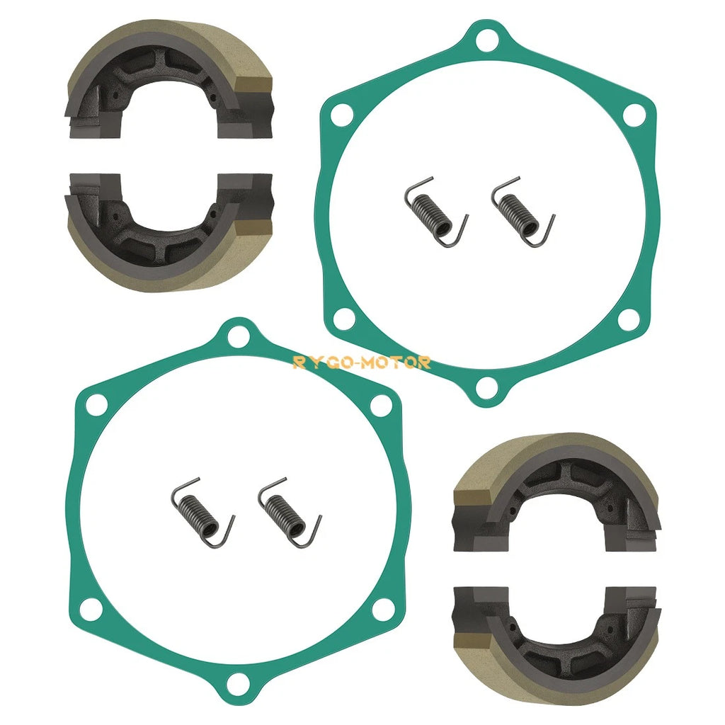Set of 4 Brake Shoes w/ Springs for John Deere 650 670 Tractors