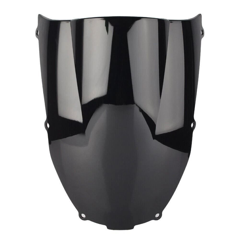 Double Bubble Windscreen for Kawasaki Ninja ZX6R (2000–2002) Black