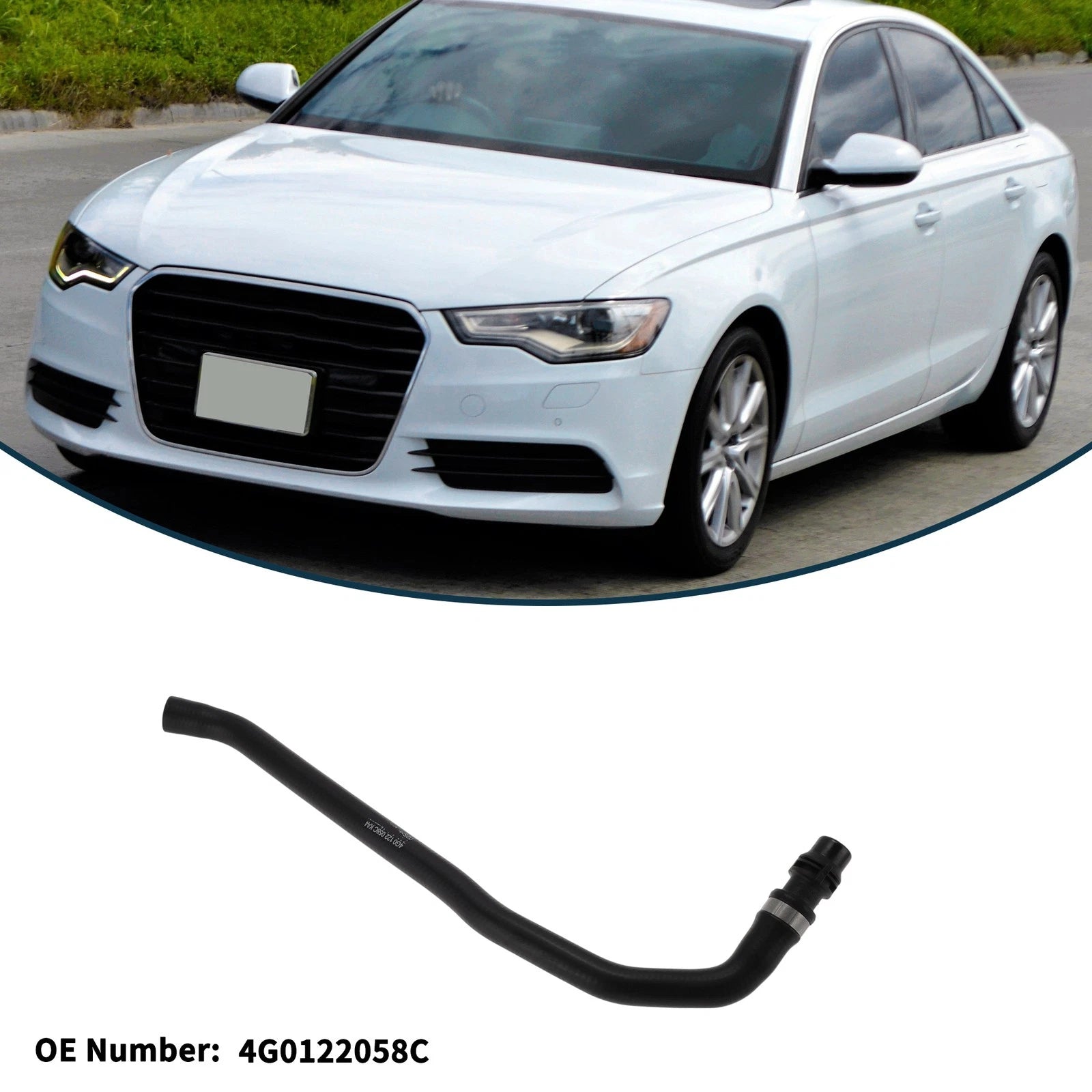 Radiator Hose Replacement for Audi A6 (2012–2014) Installed on Coolant Pipe