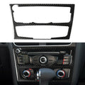 Carbon Fiber Console AC/CD Panel Frame Cover for Audi A4 B8 A5 (2010–2016)
