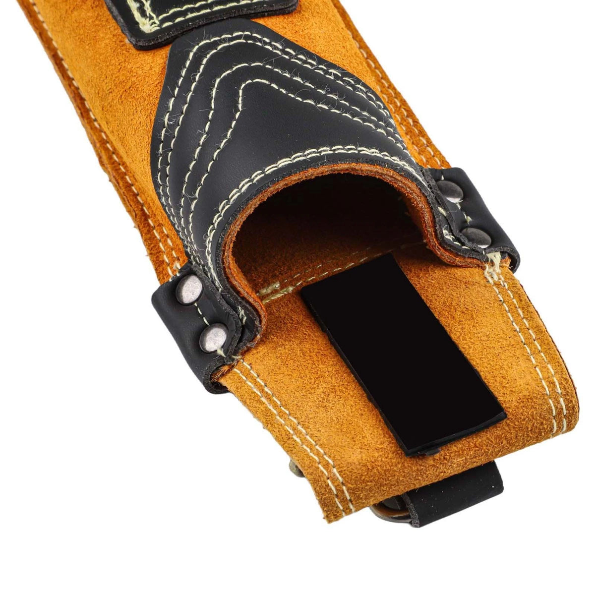 Cowhide Welding Rod Holder Bag for Outdoor Welding