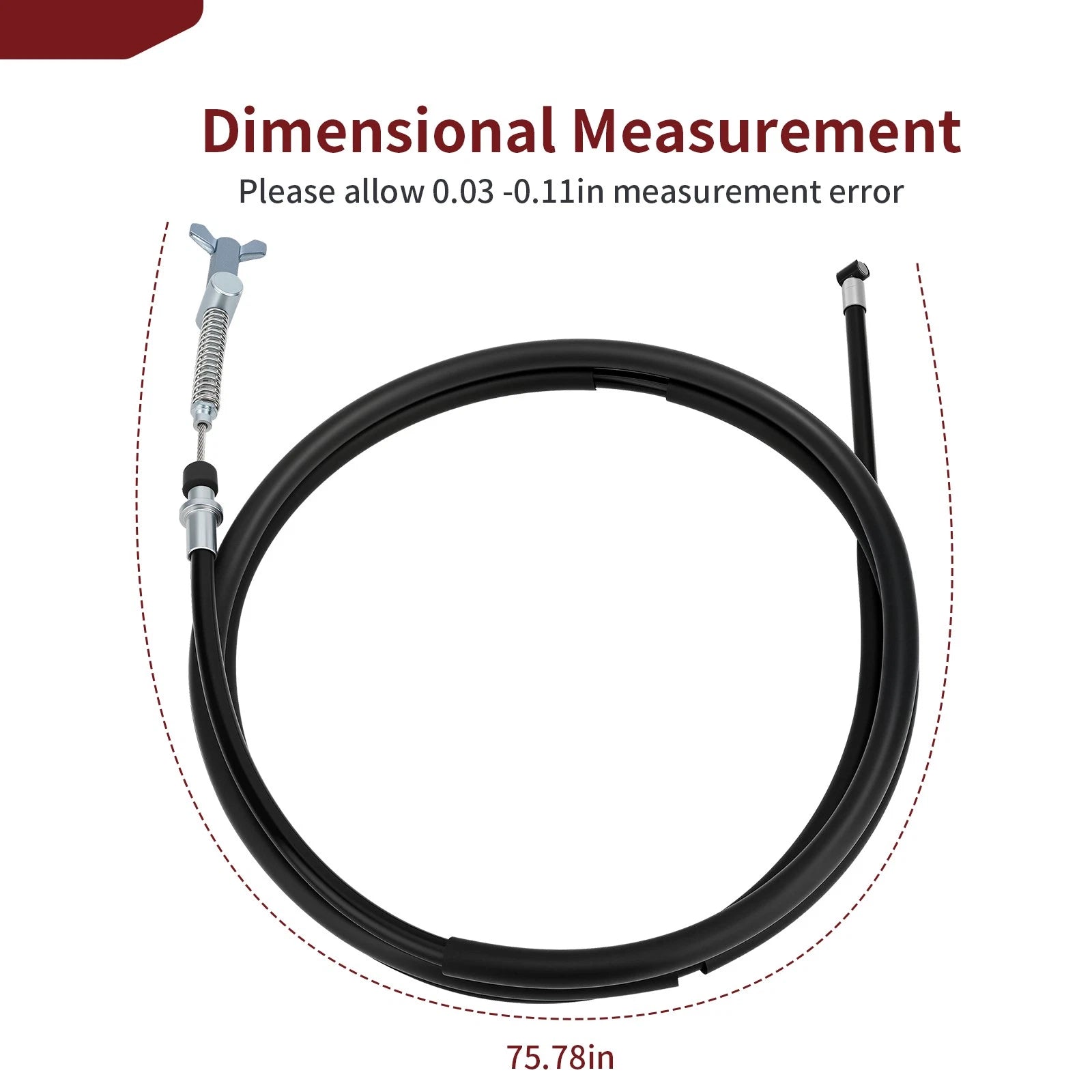 Rear Hand Park Brake Cable for Yamaha Grizzly 450 YFM450FG (2008–2010) 45-4059
