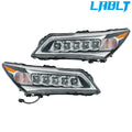 2X LED Headlight Assembly for Acura MDX (2014–2016) LABLT