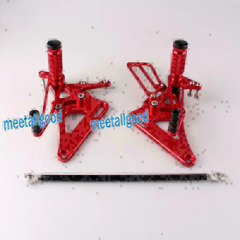 Rearsets Kit for Honda CB400 VTEC (1999–2007) Red GP Racing