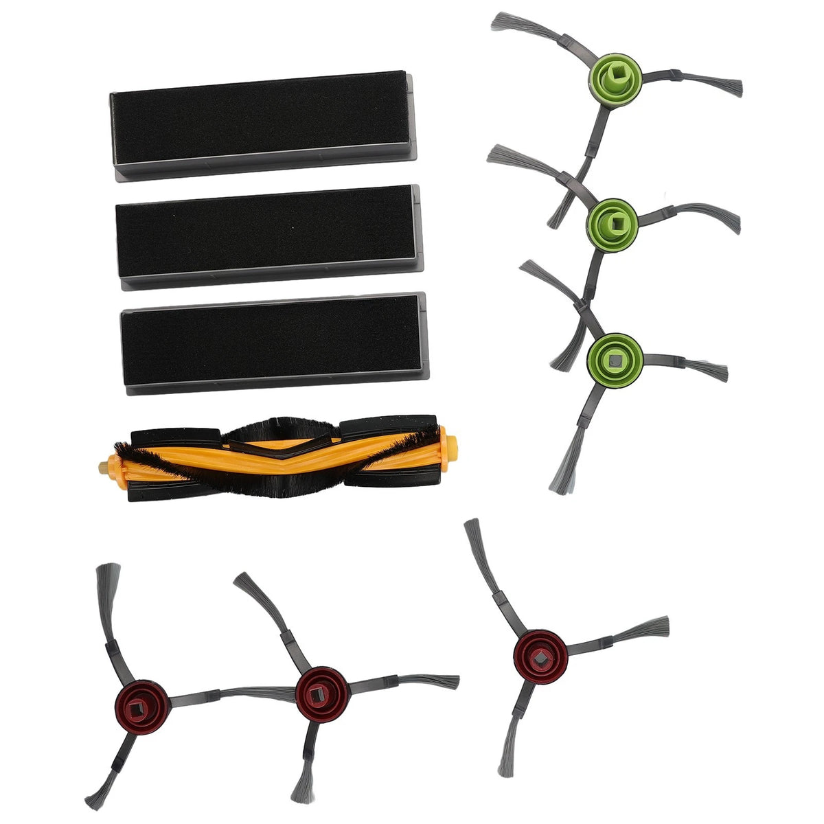 Roller Brush Filter Accessory Pack for Dust Cleaning (Compatible Models)