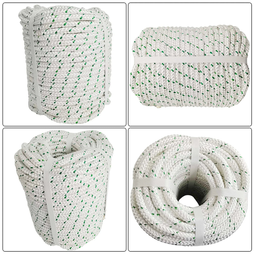 3/8" Double Braid Polyester Rope for Heavy-Duty Use (4800 lbs)