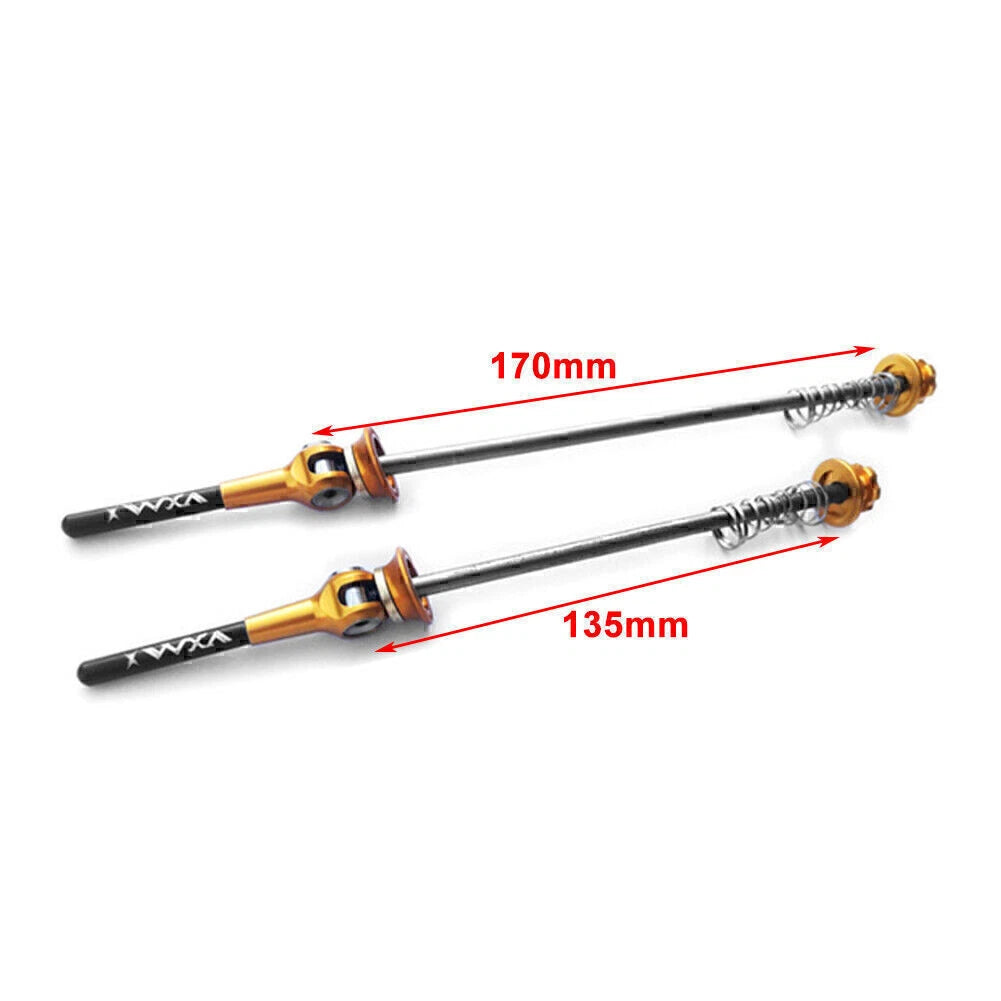 VXM Quick Release Hub Axle Skewer for MTB Road Bike (100-135mm)
