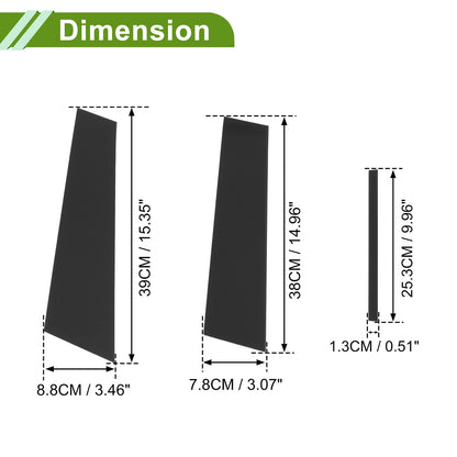 6 Pcs Pillar Window Trim for Chevy Cruze (2016–2019) Black