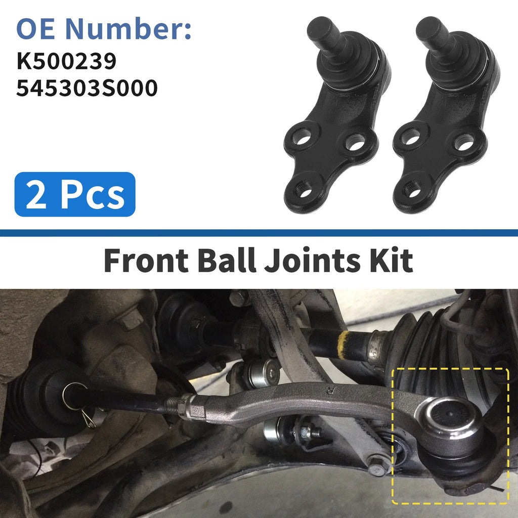 2 Pcs Front Lower Ball Joints Replacement for Hyundai Tucson (2010–2017)