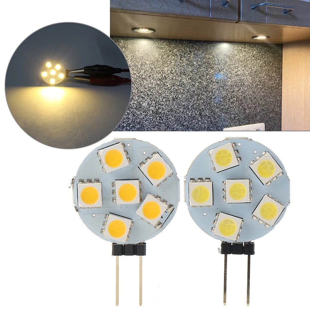 G4 LED Light Bulb 12V SMD 5050 Warm White for Automotive Use