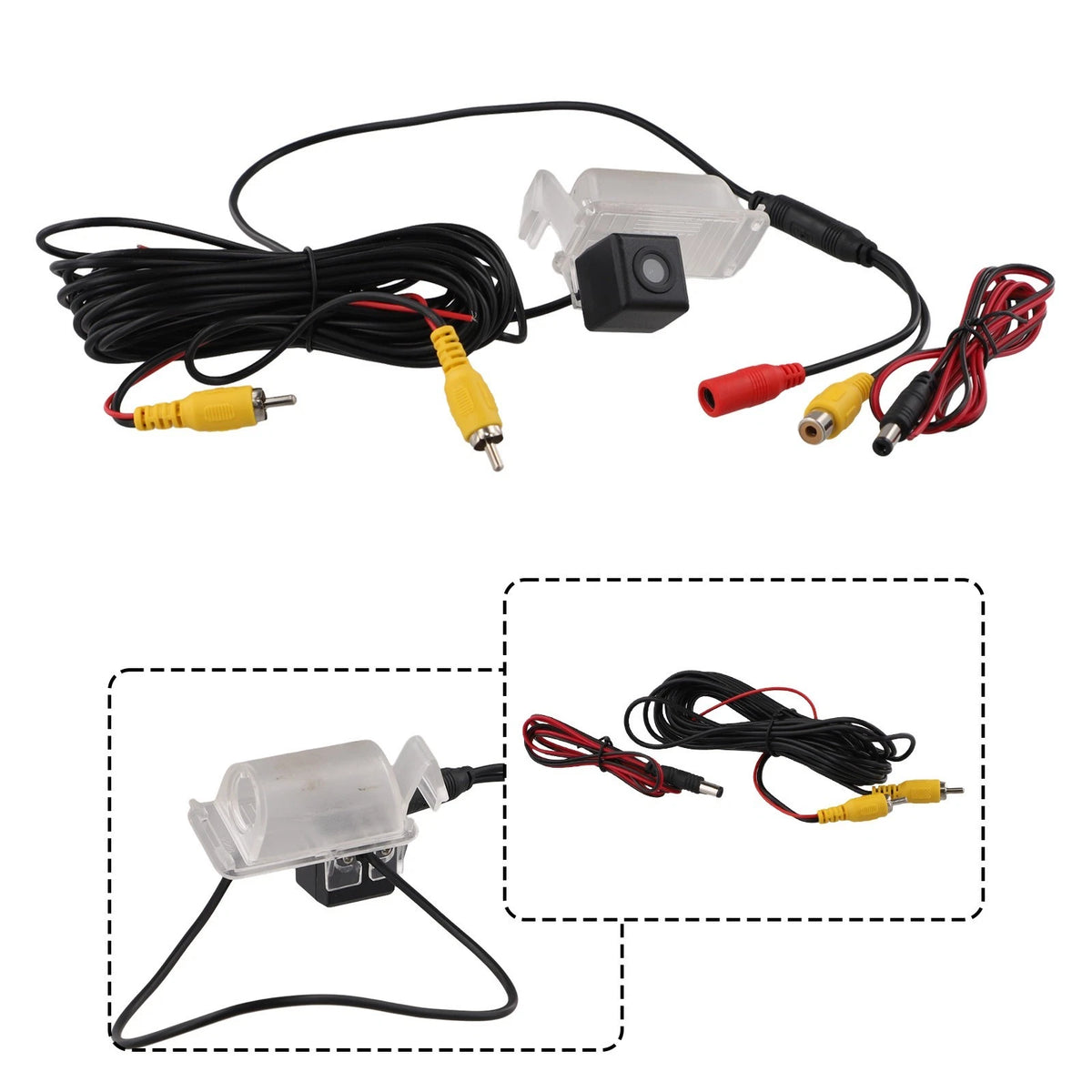 Reversing Camera for Backup Camera NTSC/PAL Replacement (1/4 Inch Color CMOS)