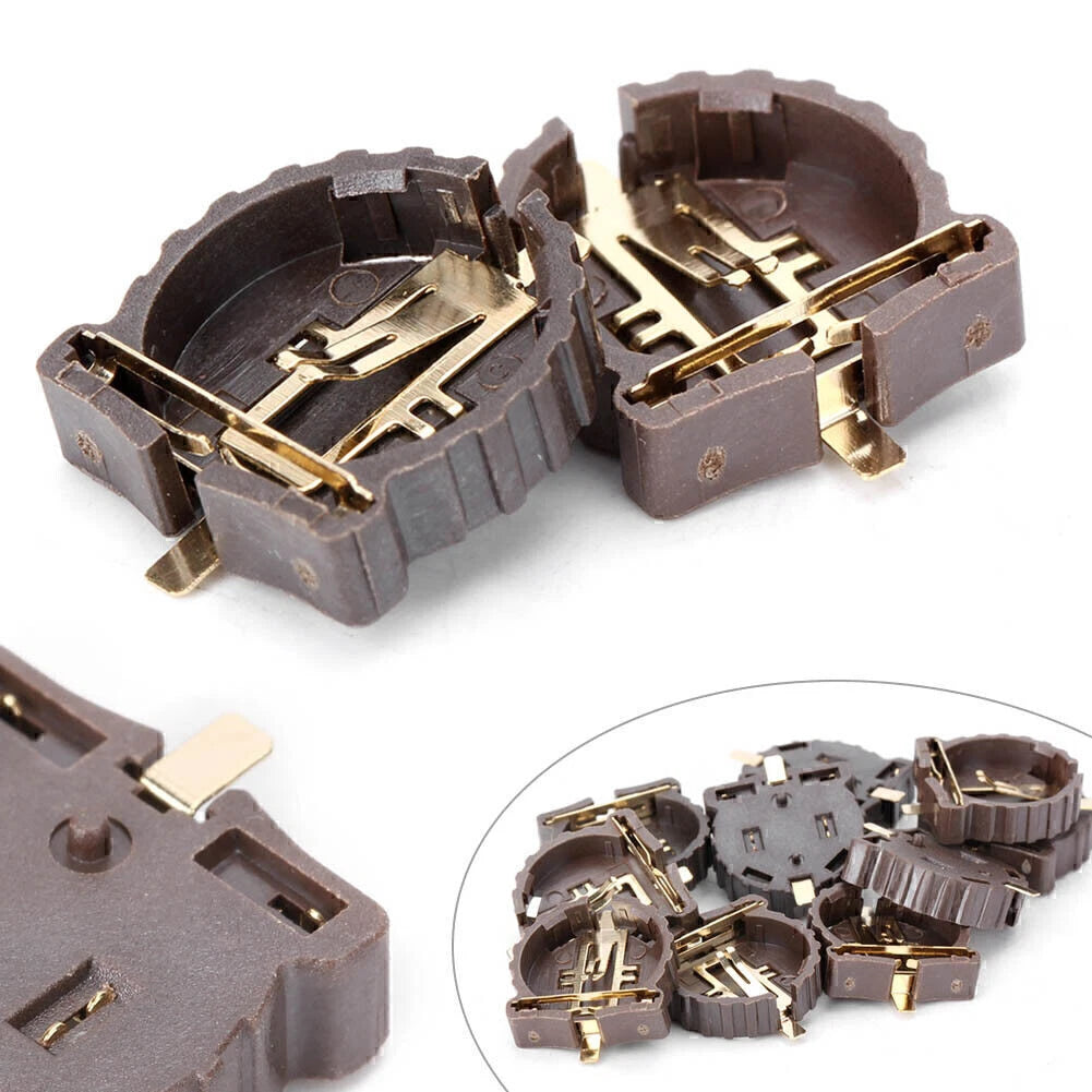 10PCS CR1220 Coin Button Battery Holder Case