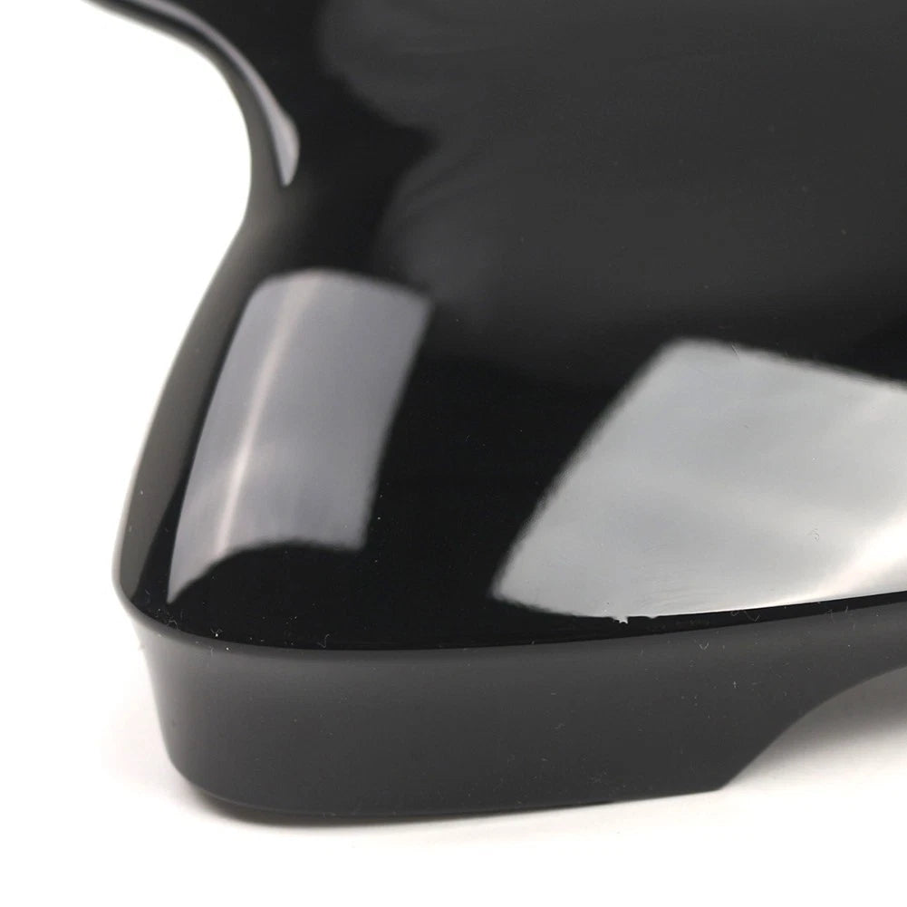 Mirror Housing Covers for For Golf 8 2020-2024 Glossy Black ABS Construction