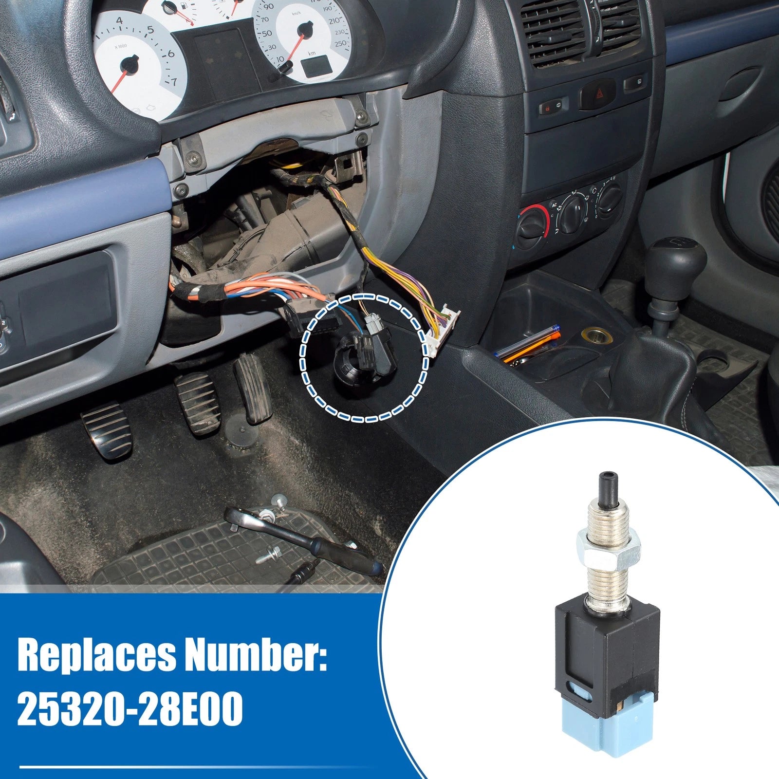 Stop Lamp Switch Assembly for Nissan (No. 25320-28E00)