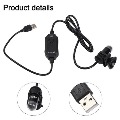10W Adjustable Temperature Heater for Small Fish Tank Aquarium