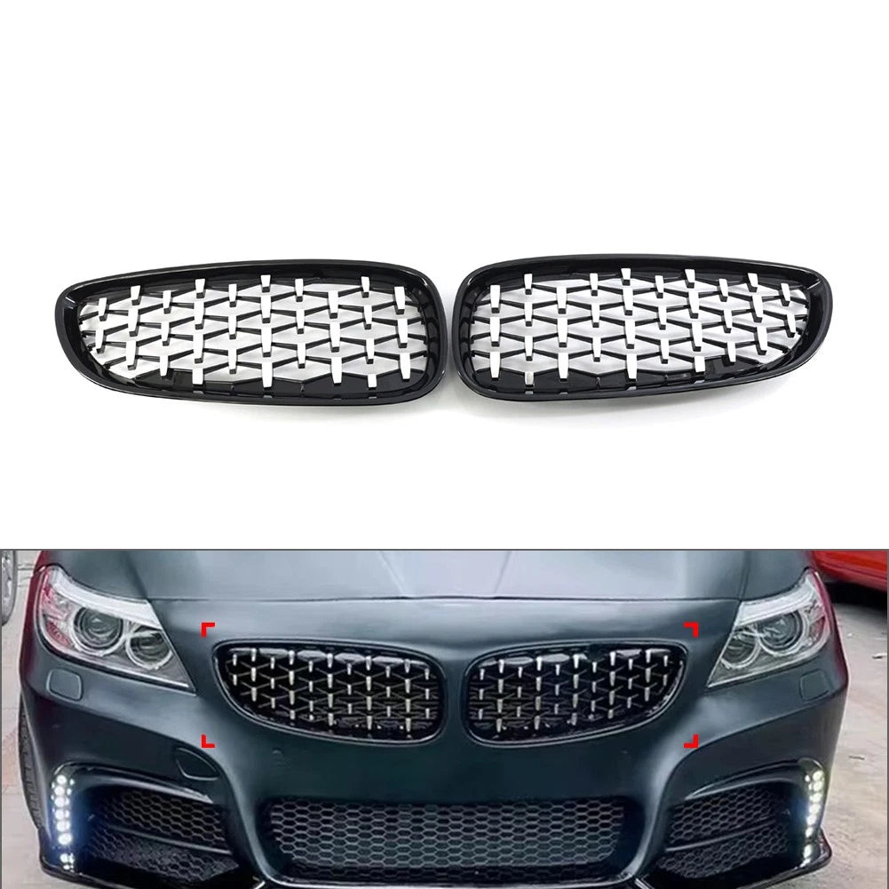 Diamond Style Front Bumper Kidney Grilles for BMW Z4 E89 (2009–2016)