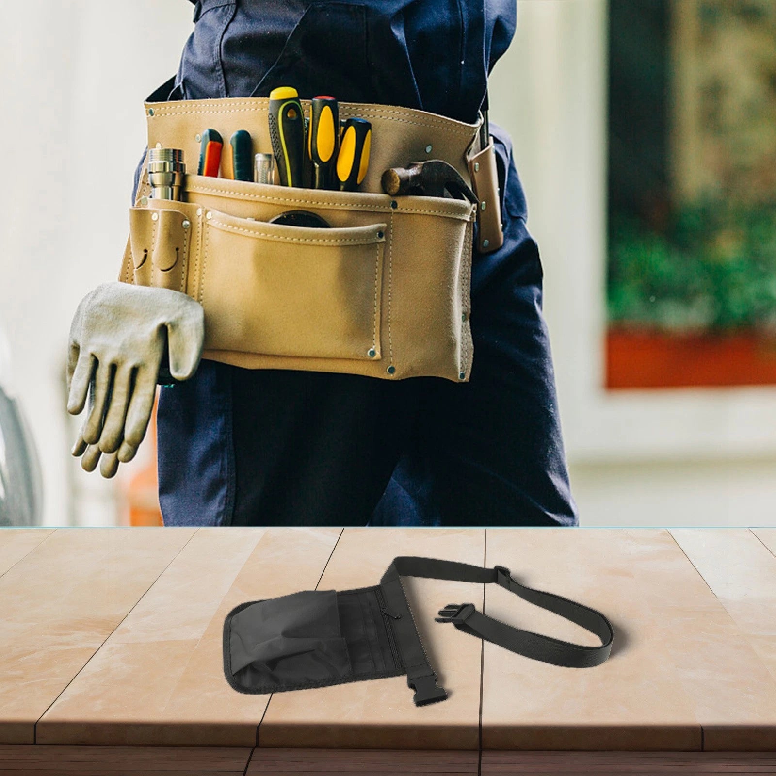 Multi Pocket Waist Tool Organizer for Universal Use