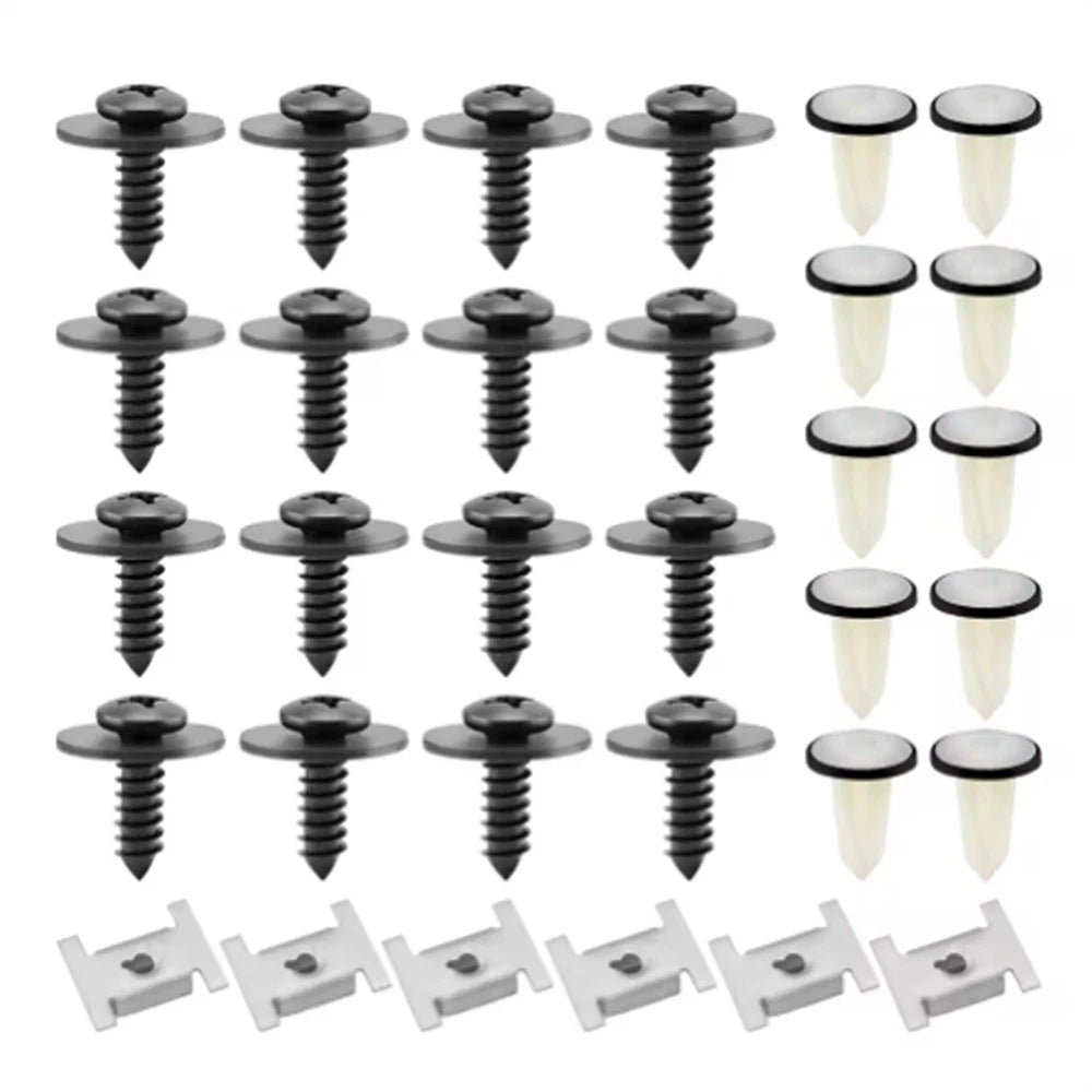 Under Engine Cover Clips Nuts Screws Kit for Fiat Ducato, Peugeot Boxer (2006–2014)