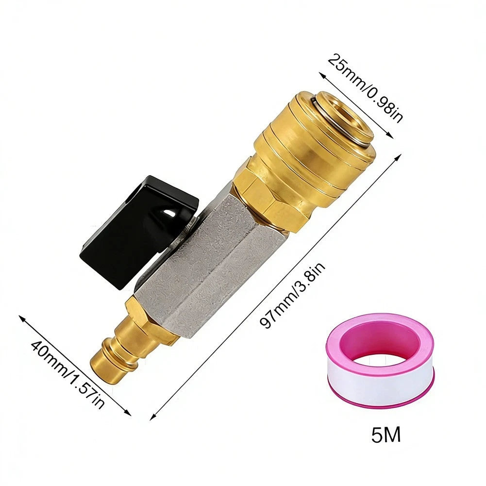 Compressed Air Shut Off Valve 1/4 Inch for Various Applications