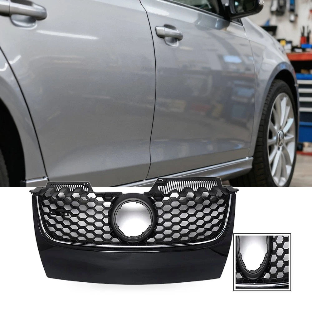 Front Grille for VW Golf 5 GTI Jetta GLI (2006–2009) Red Chrome