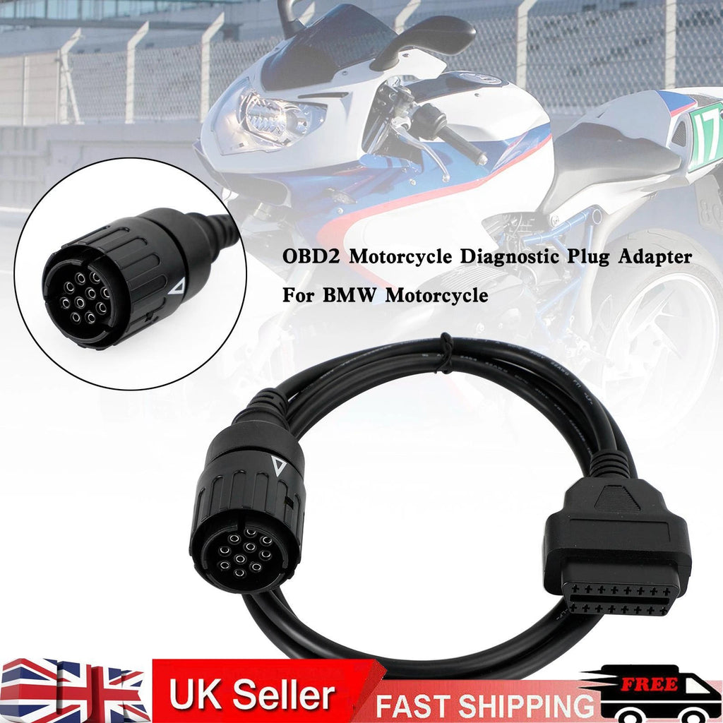 10 Pin to 16 Pin OBD2 Cable Connector for BMW Motorcycle