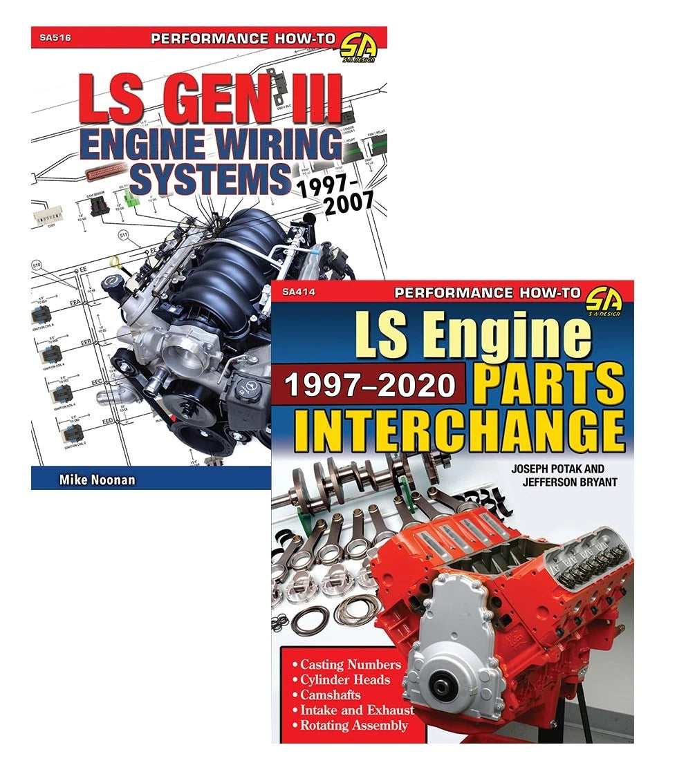 2-Book Set LS Engine Parts Interchange & Wiring Systems for Swaps (1997–2020)